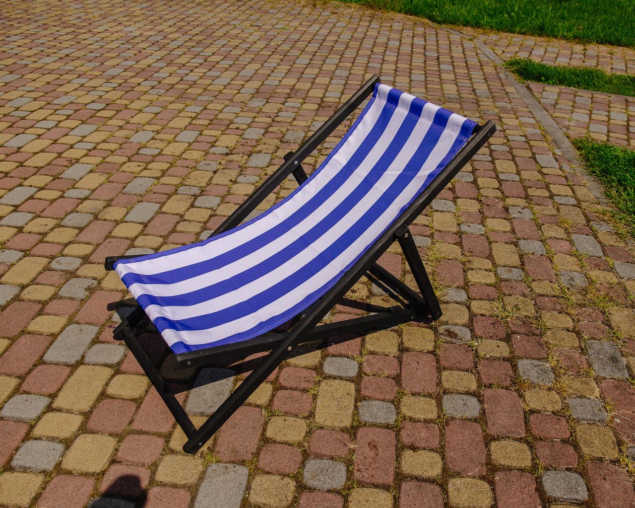 Шезлонг для дачи тканевый XRmaster Черный/Синий (КШ-003/3) - фото 2 Шезлонг для дачи тканевый XRmaster Черный/Синий (КШ-003/3) - фото 2