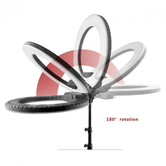 Кольцевая лампа цветная светодиодная RGB 38 см LED MJ38 с пультом для селфи/блогеров/фото - фото 5 Кольцевая лампа цветная светодиодная RGB 38 см LED MJ38 с пультом для селфи/блогеров/фото - фото 5