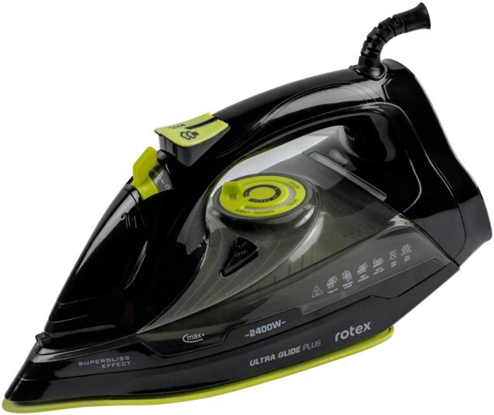 Праска з подачею пари Rotex RIC65-C Ultra Glide Plus 2800 Вт з автовідключенням Чорний (GR-06011)