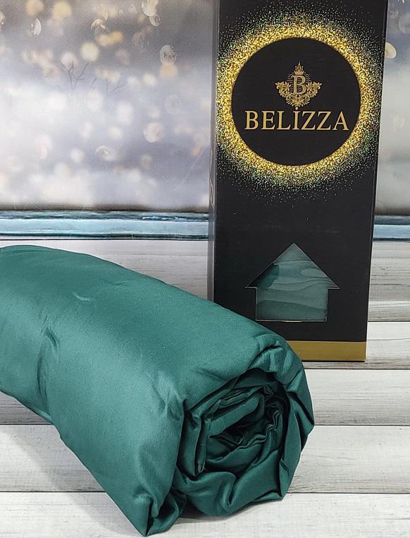 Простыня сатиновая BELIZZA на резинке 180х200 см и 2 наволочки 50х70 см