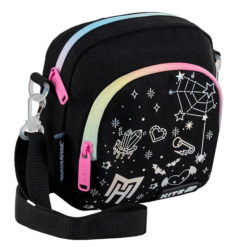 Сумка-рюкзак детская KITE Kids Monster High 16,5х15х7 см 1,2 л Черный (MH25-2620)
