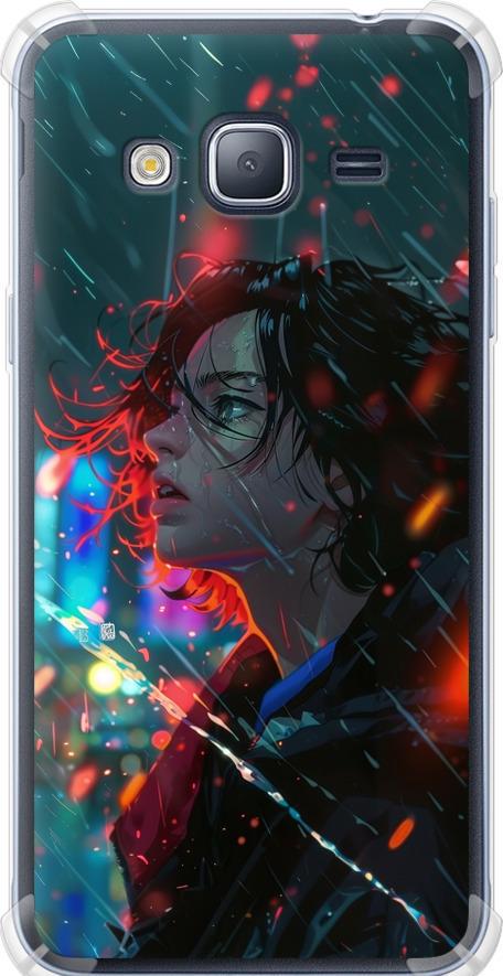 Чехол на Samsung Galaxy J3 Duos (2016) J320H Ночные огни (6096sp-265-42517)