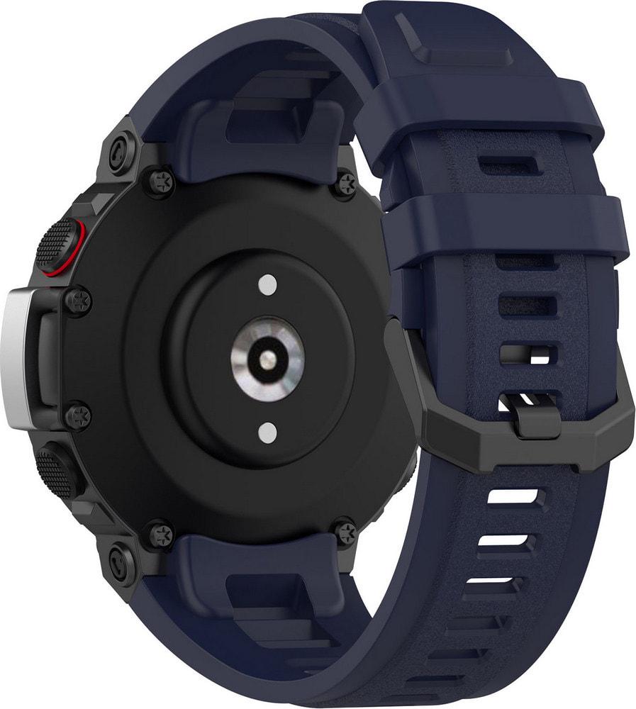 Ремешок Jsota для Amazfit T-Rex 2 Dark Blue (30770-5D) - фото 2 Ремешок Jsota для Amazfit T-Rex 2 Dark Blue (30770-5D) - фото 2