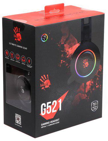 Наушники A4Tech Bloody G521 Black (41498) - фото 5 Наушники A4Tech Bloody G521 Black (41498) - фото 5