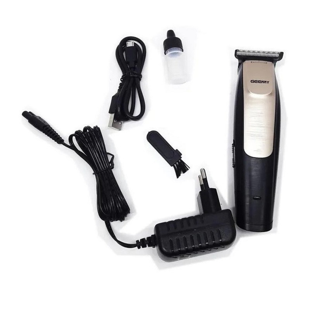 Машинка для стрижки беспроводная Geemy GM-828 Pro USB 2 разъема для зарядки (399379074)