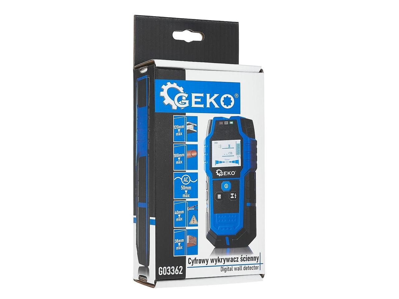 Детектор прихованої проводки GeKo profi металу та деревини (G03362) - фото 10 Детектор прихованої проводки GeKo profi металу та деревини (G03362) - фото 10