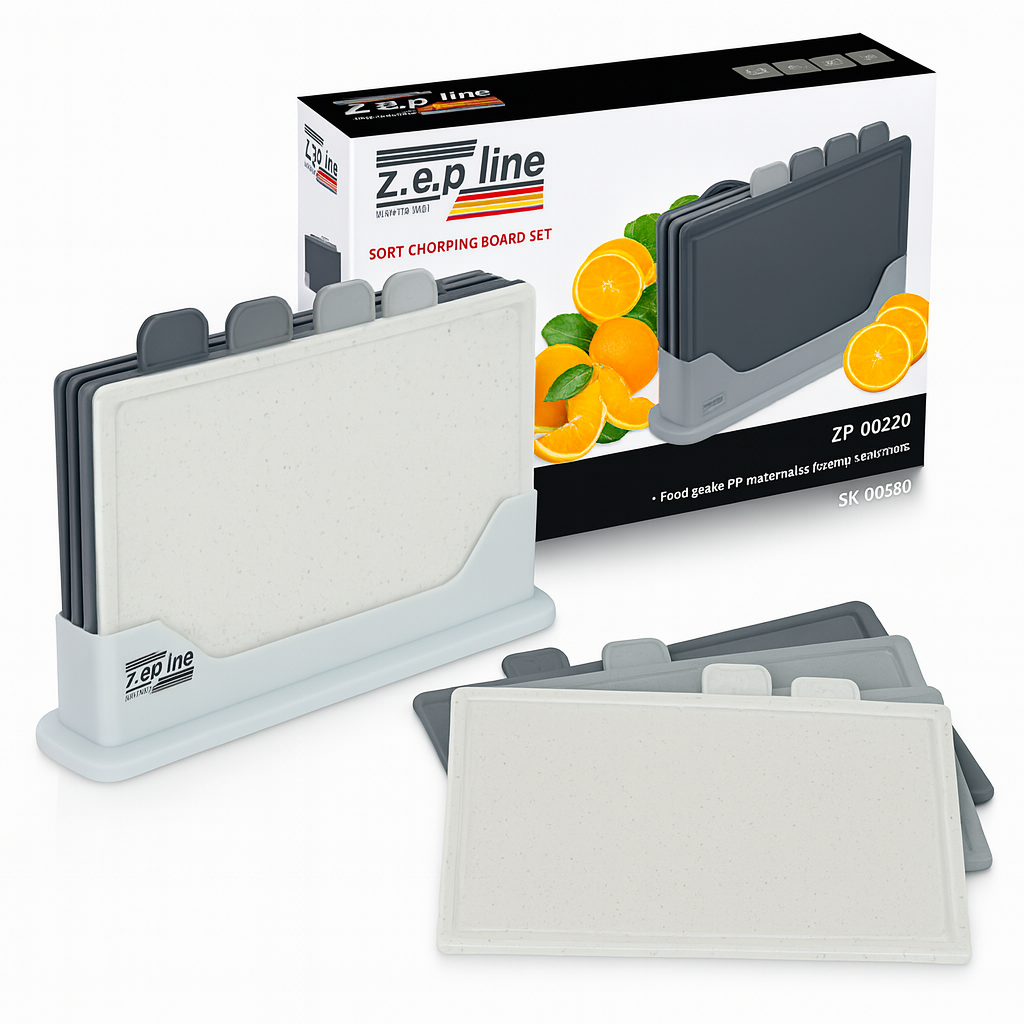 Набор разделочных досок Zepline ZP-00220 4 шт. Серый - фото 2 Набор разделочных досок Zepline ZP-00220 4 шт. Серый - фото 2