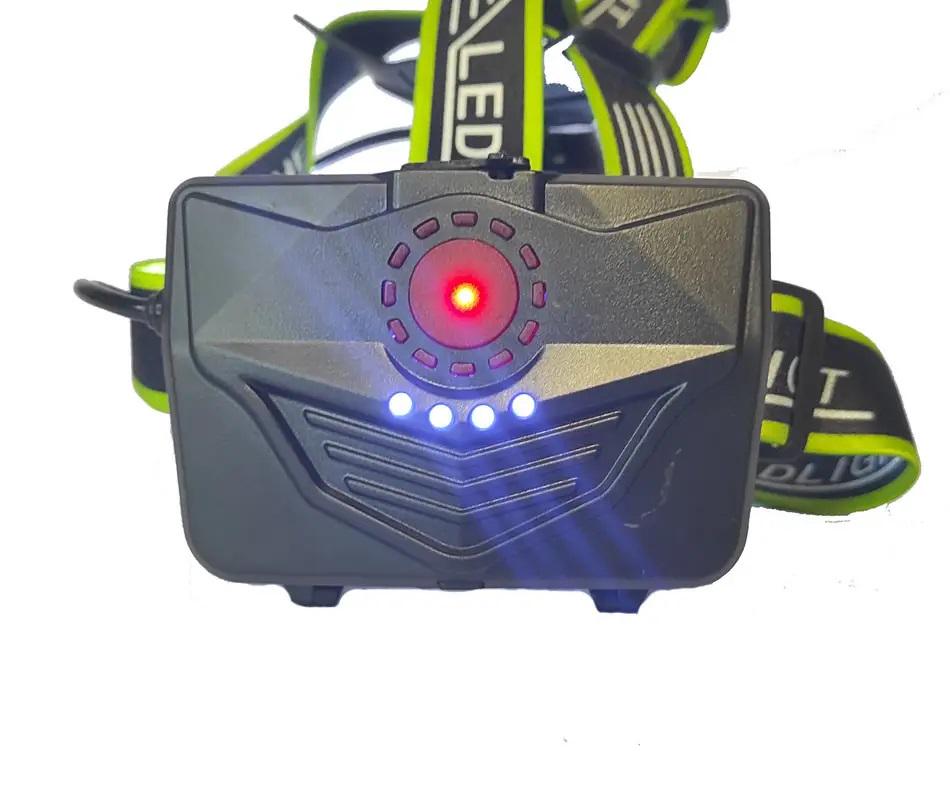 Фонарь на лоб BL-A14-3-P90 power bank/3x18650/zoom/ЗУ Type-C/Box - фото 8