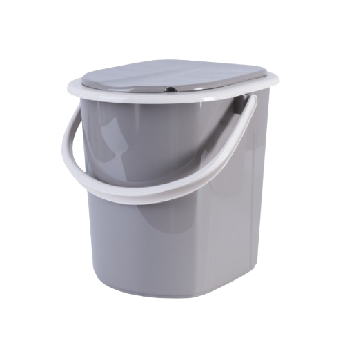 Відро-туалет Алеана пластик 22 л Какао/Біла троянда (УТ000081530)