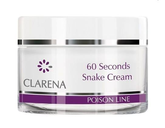 Крем с ядом кобры 60 Seconds Snake Cream Clarena лифтинг эффект за 60 секунд 50 мл