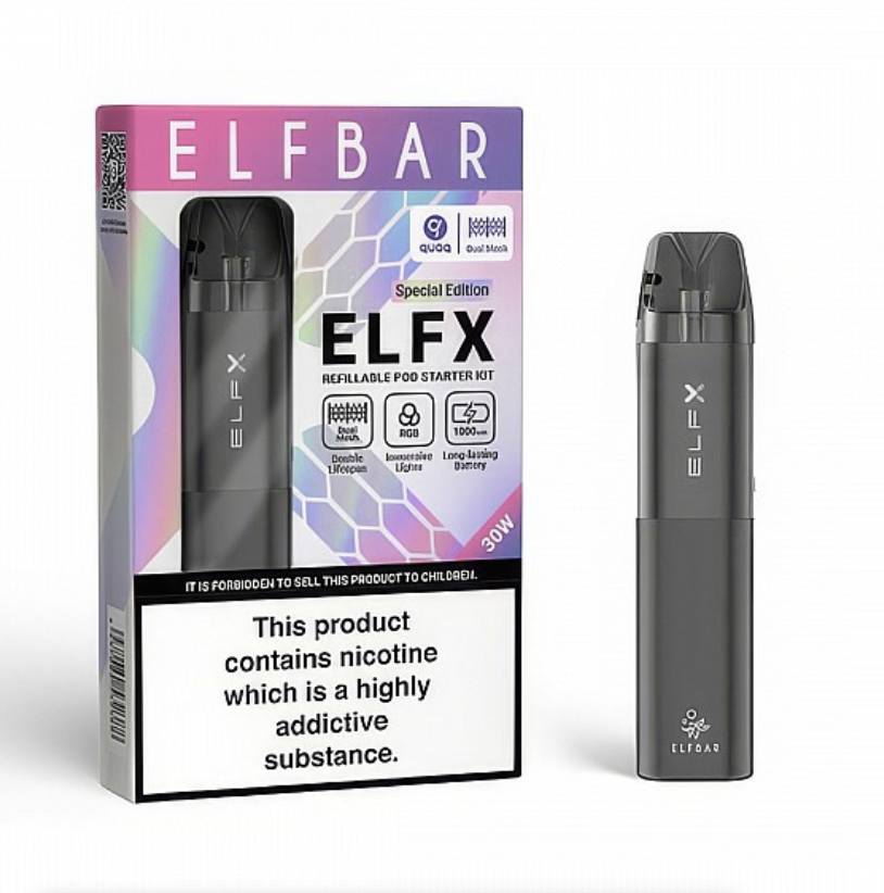 Pod-система Elf Bar ELFX Pod Kit 1000 мАч Gray