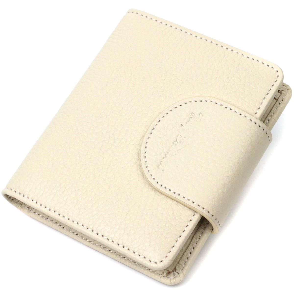 Кошелек женский Tony Bellucci Wallet 22018 из натуральной кожи Молочный (56219)