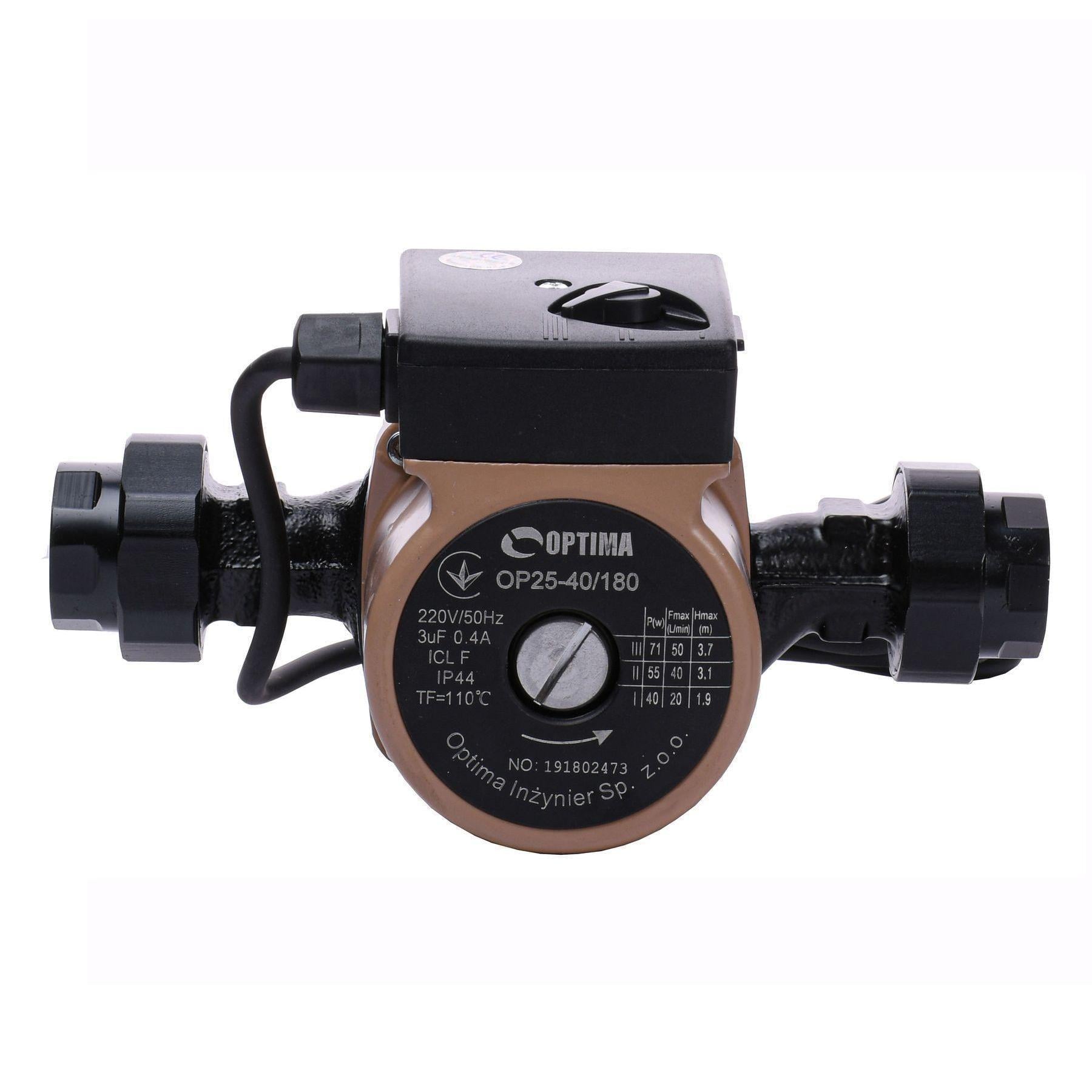 Насос циркуляційний Optima OP25-40 180 мм (37391)