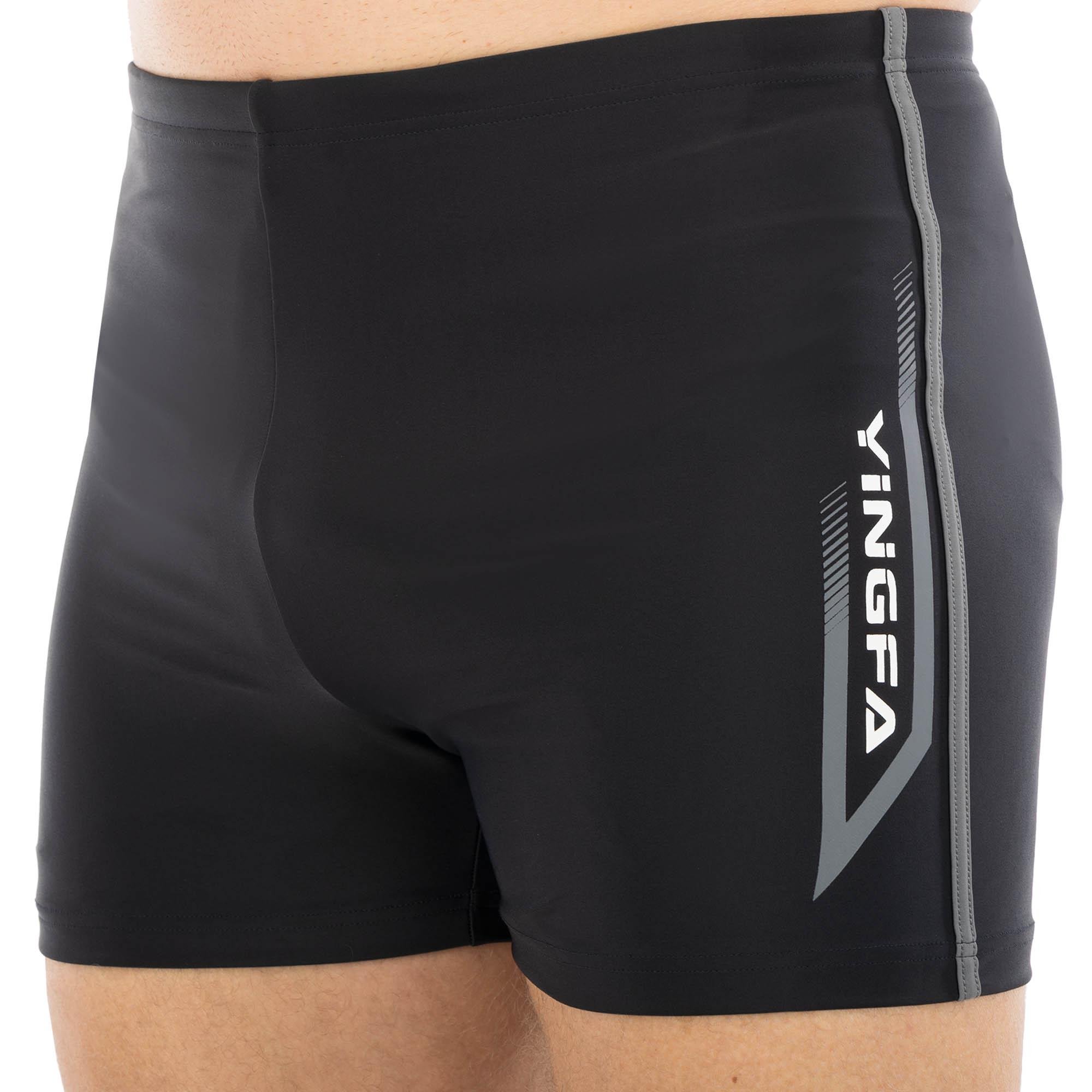 Плавки боксеры мужские для плавания YINGFA 24T855 M Черный (24T855_Черный_M_(155-160см) Плавки боксеры мужские для плавания YINGFA 24T855 M Черный (24T855_Черный_M_(155-160см)