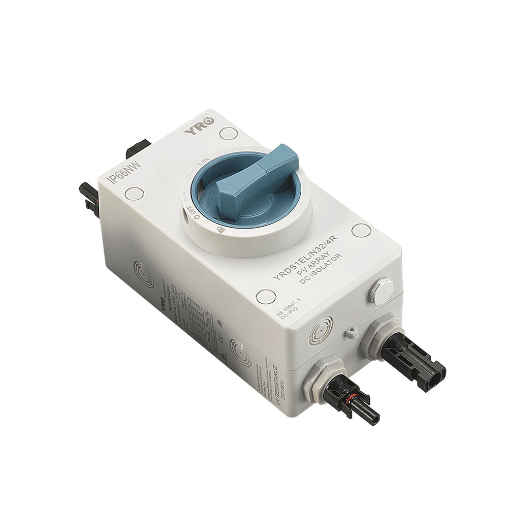 Вимикач ручний VOLTRONIC 1000V 32A 4P IP66 Сірий (25624749)