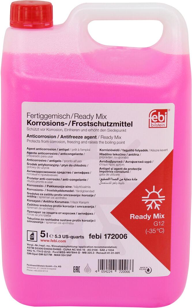 Тосол антифриз-35 Febi G12 Ready Mix 5 л Красный (172006)