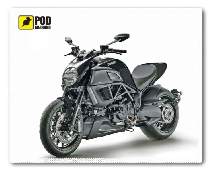 Килимок для миші Podmyshku Ducati Diavel ПВХ 240x190x1,4 мм (0b5b3743) Килимок для миші Podmyshku Ducati Diavel ПВХ 240x190x1,4 мм (0b5b3743)