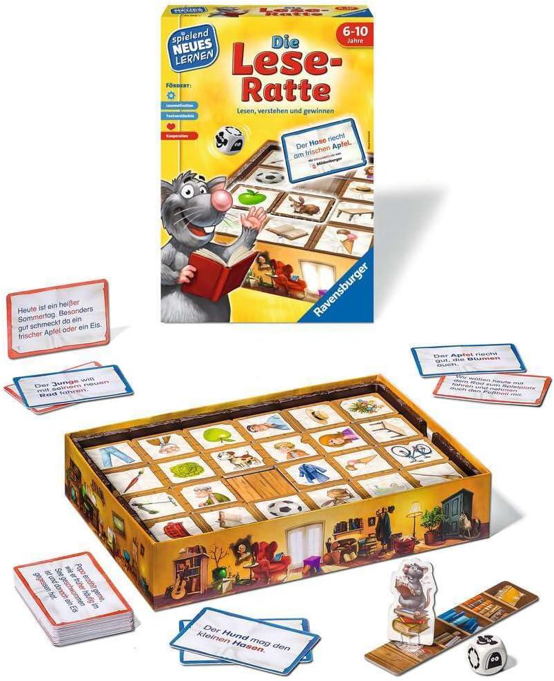 Настільна гра Ravensburger Die Leseratte навчальна гра для читання 6-10 років (500336)