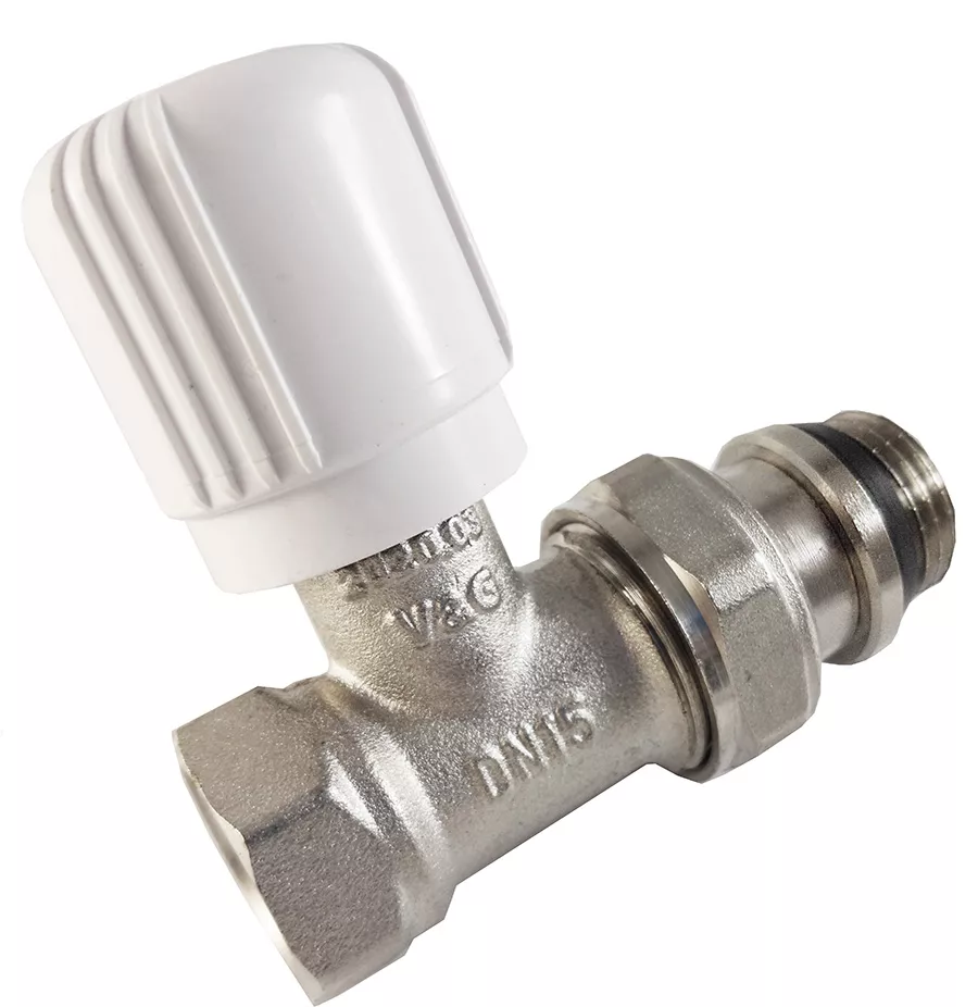 Кран радиаторный прямой V&G VALOGIN ручной регулировки 1/2" (SQ-1040192)