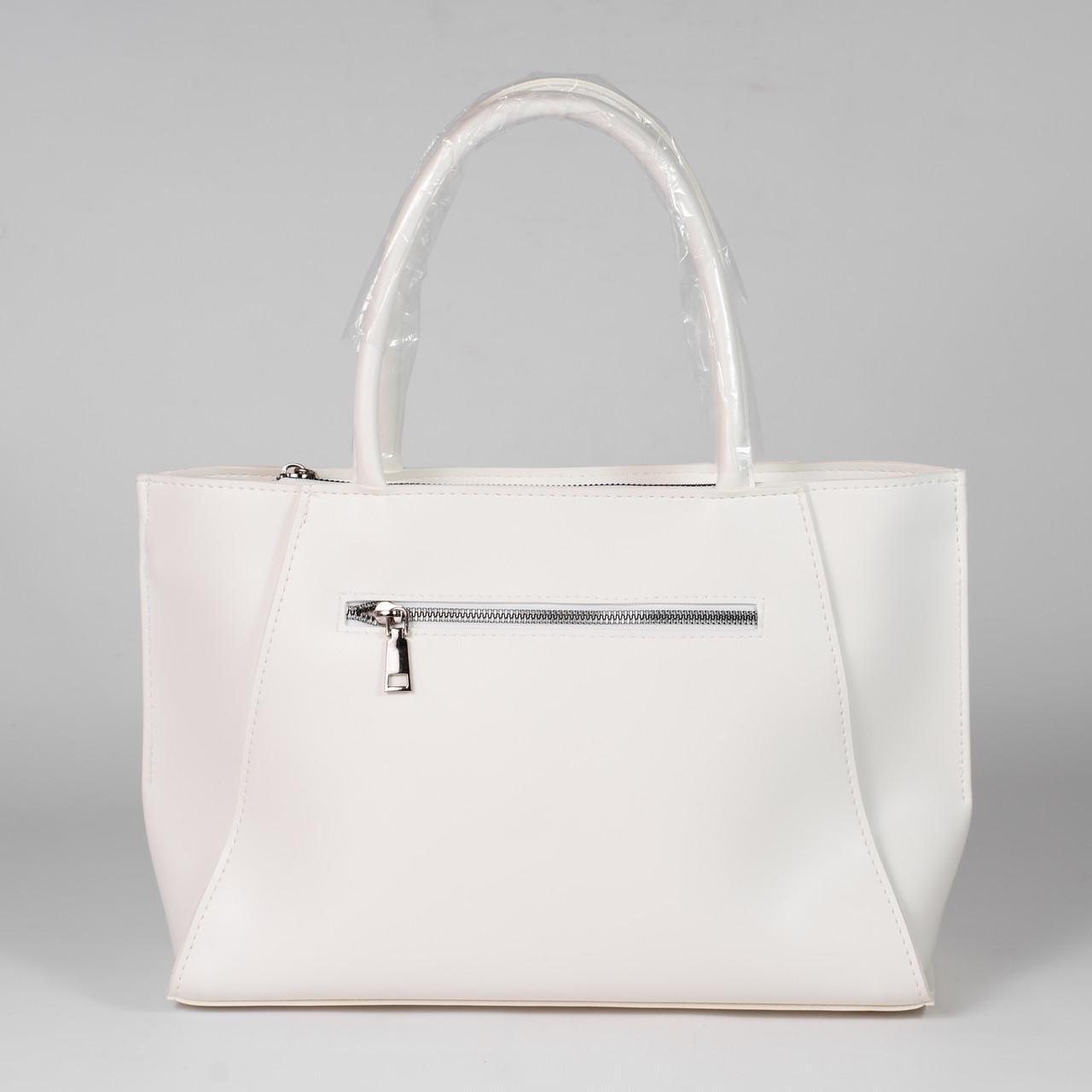 Сумка женская тоут XENIA № 24-24 Белый - фото 3