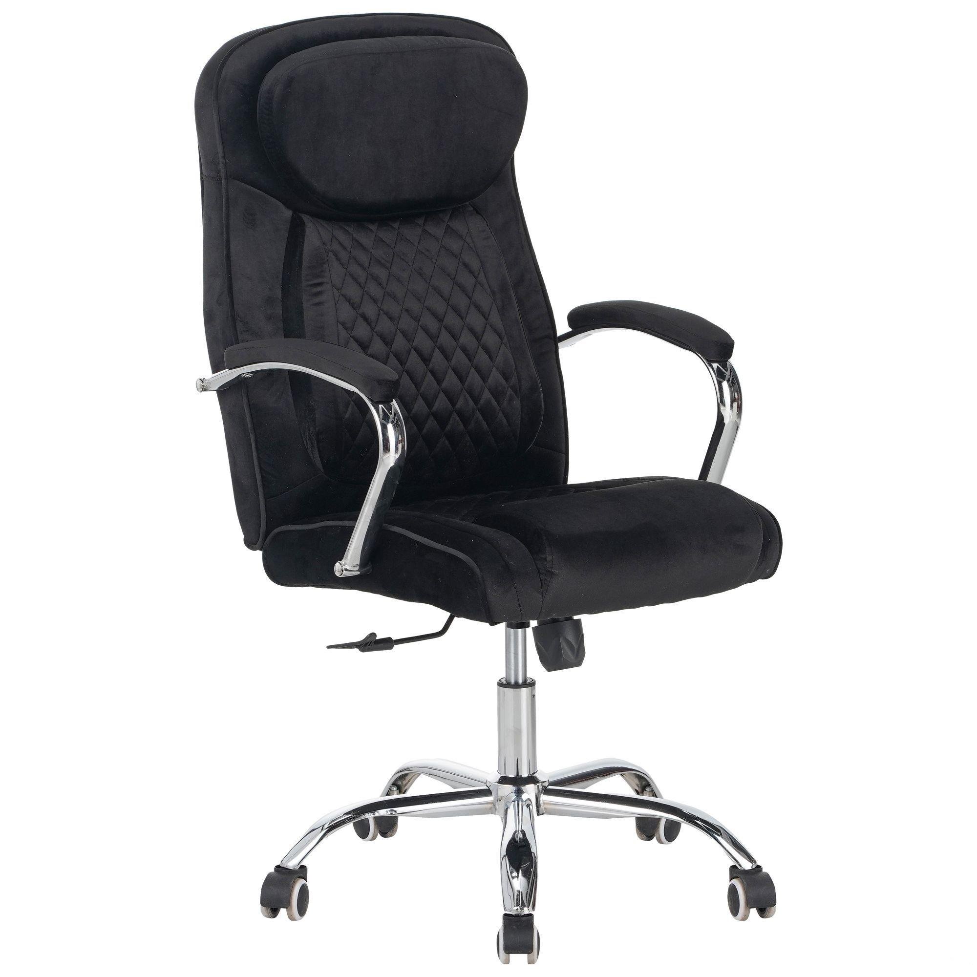 Офісне крісло керівника AMF Oliver Tilt велюр Чорний (555382) - фото 1 Офісне крісло керівника AMF Oliver Tilt велюр Чорний (555382) - фото 1