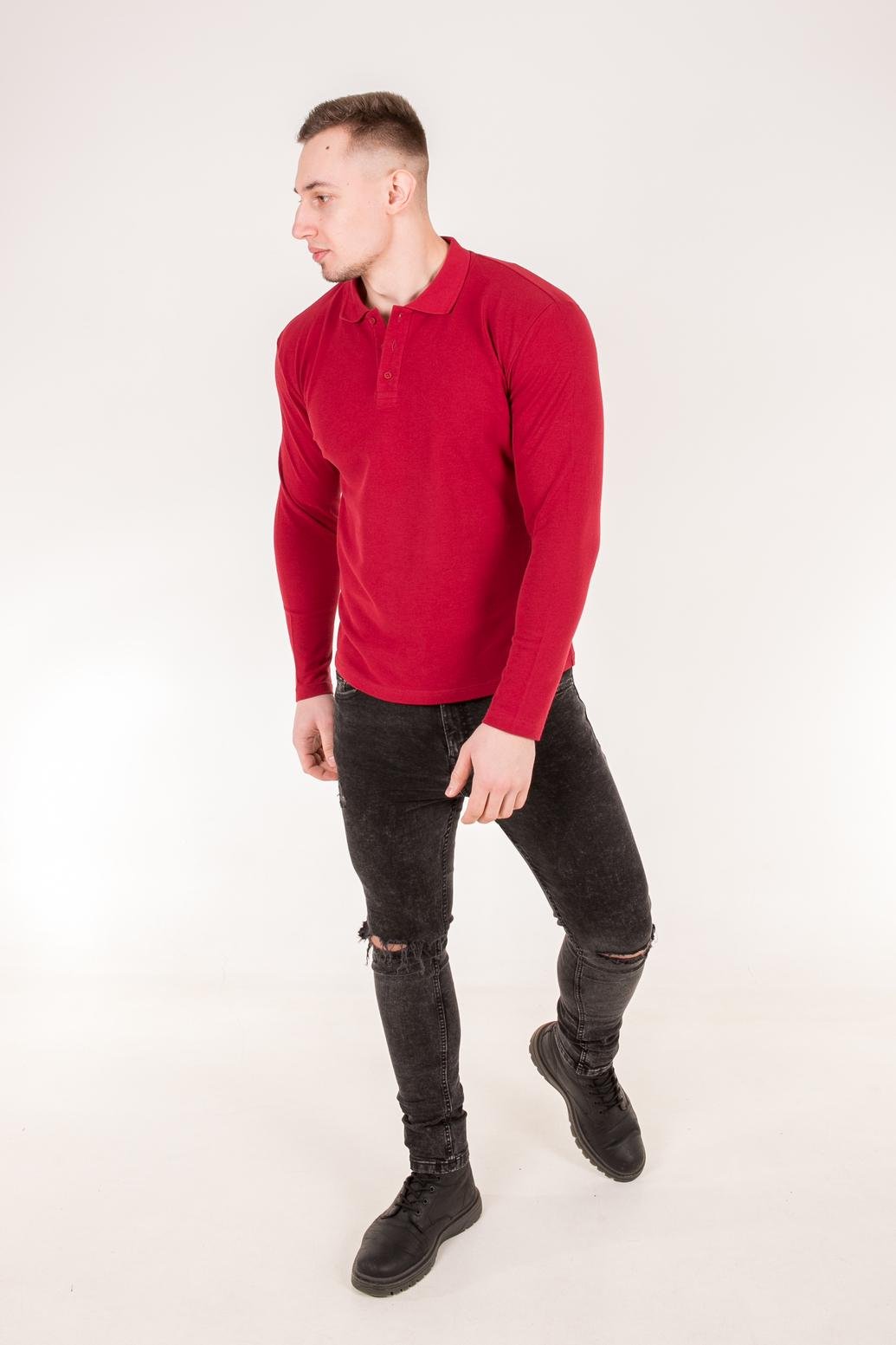 Поло TvoePolo L Бордовий (519-13l) - фото 2