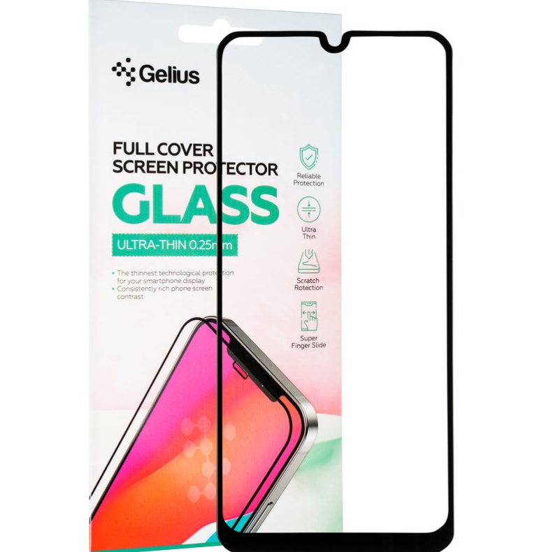 Защитное стекло Gelius Full Cover Ultra-Thin 0.25mm для Samsung M315 (M31) Black