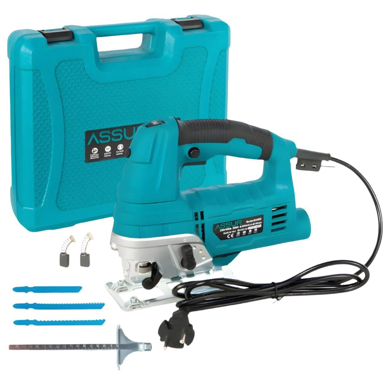 Електричний лобзик ASSUR ASR805/МК 80 мм 220V 800W у кейсі (33560034)