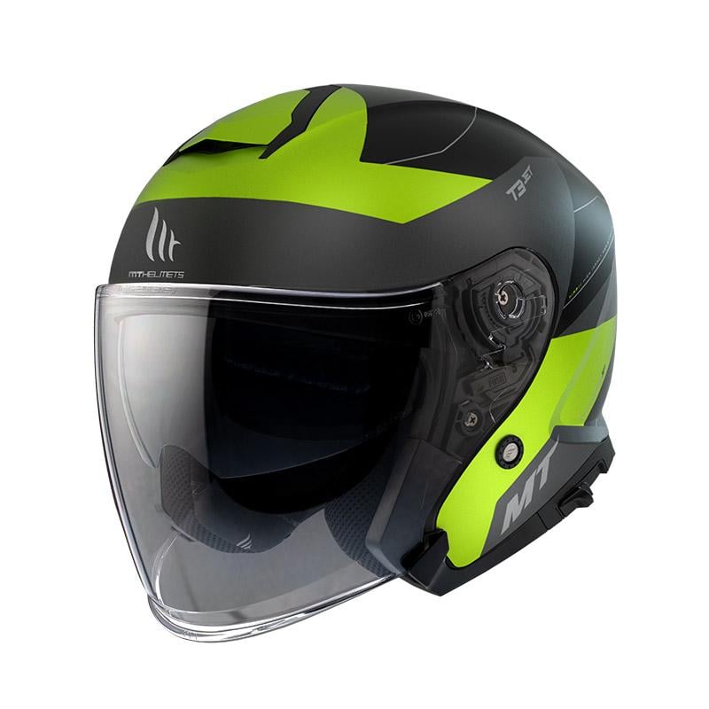 Мотошлем MT HELMETS THUNDER 3 Jet COOPER A3 S Matt Yellow (26460) Мотошлем MT HELMETS THUNDER 3 Jet COOPER A3 S Matt Yellow (26460)