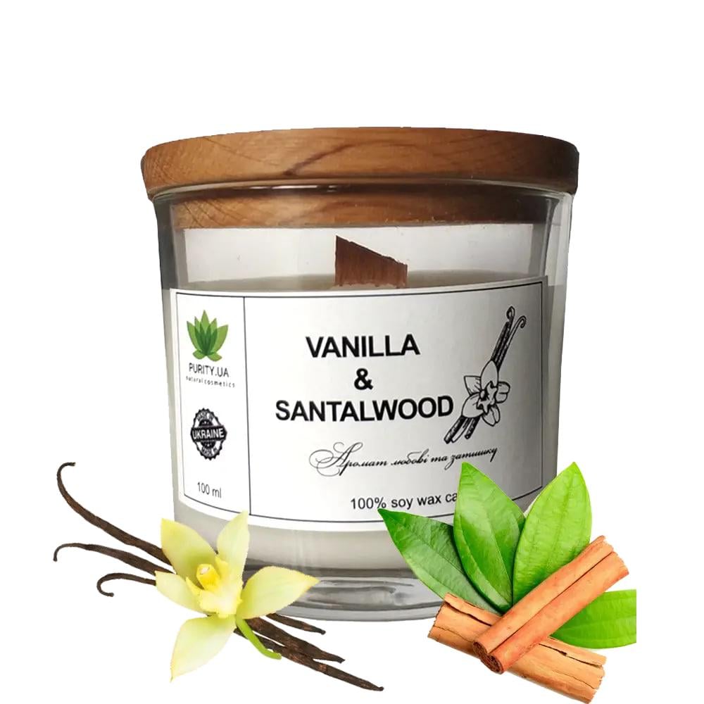 Аромасвічка Vanilla&Sandalwood S PURITY 60 г (PURS09)