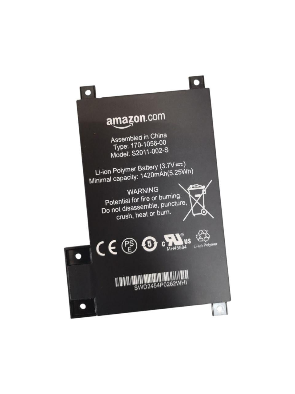 Акумулятор для Amazon Kindle 4/Kindle Touch D01200/170-1056-00/S2011-002-A 1420 mAh