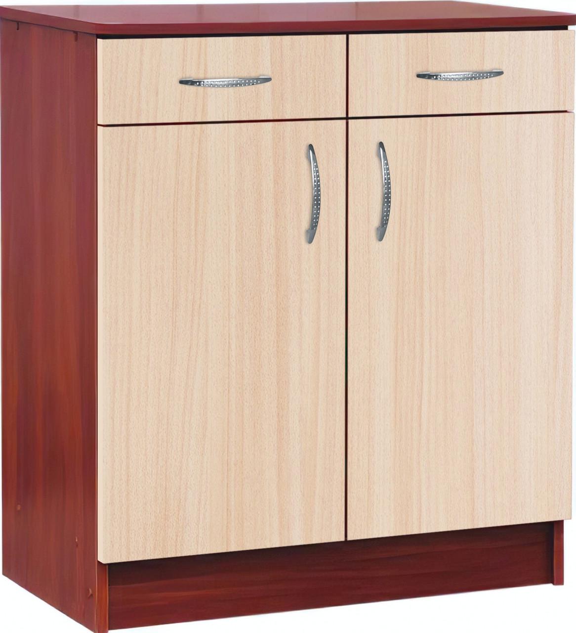 Тумба МАКСІ-Меблі двохдверна Яблуня локарно/Дуб молочний (9020)