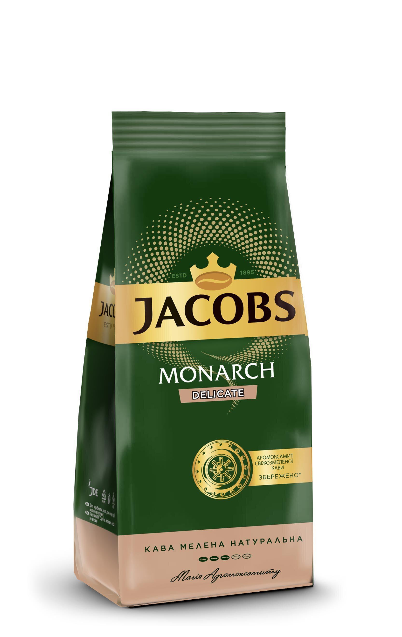 Кофе молотый Jacobs Monarch Delicat 225 г (j10000507)