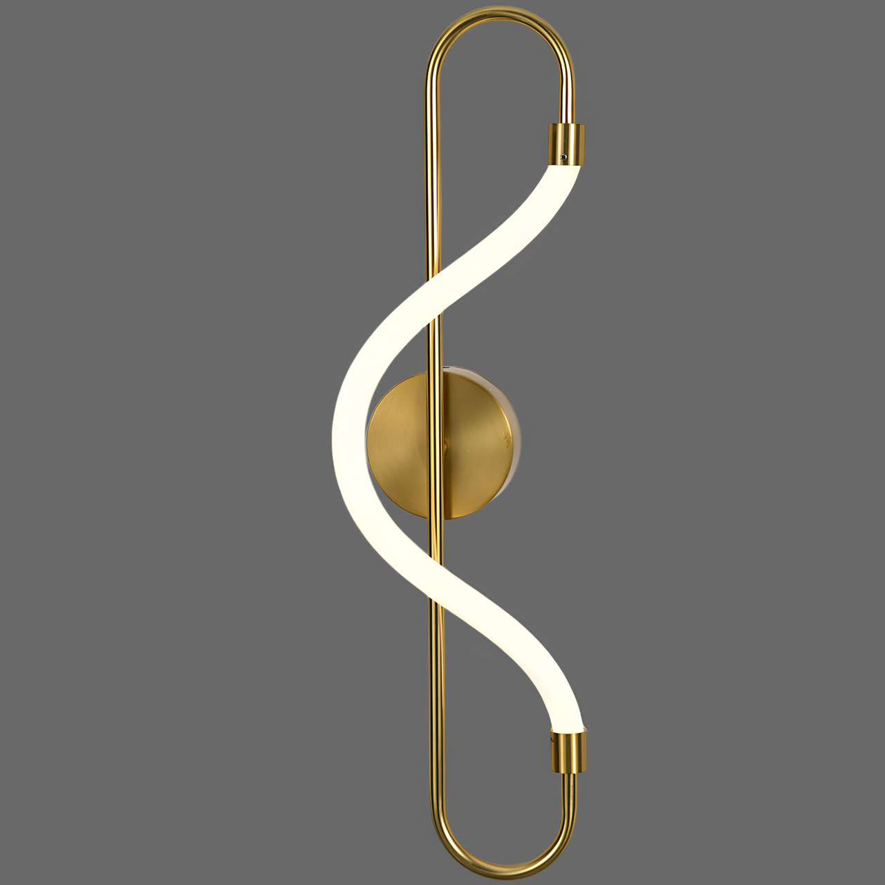 Бра светодиодная Svet 14W изогнутой формы акриловая 3000-6000К Медный (SY-16099/560 CP) Бра светодиодная Svet 14W изогнутой формы акриловая 3000-6000К Медный (SY-16099/560 CP)