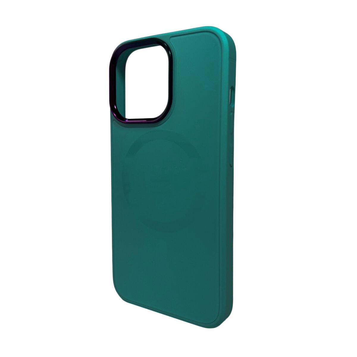 Противоударный чехол для Apple iPhone 12 Pro Max AG Glass Sapphire MagSafe / Green