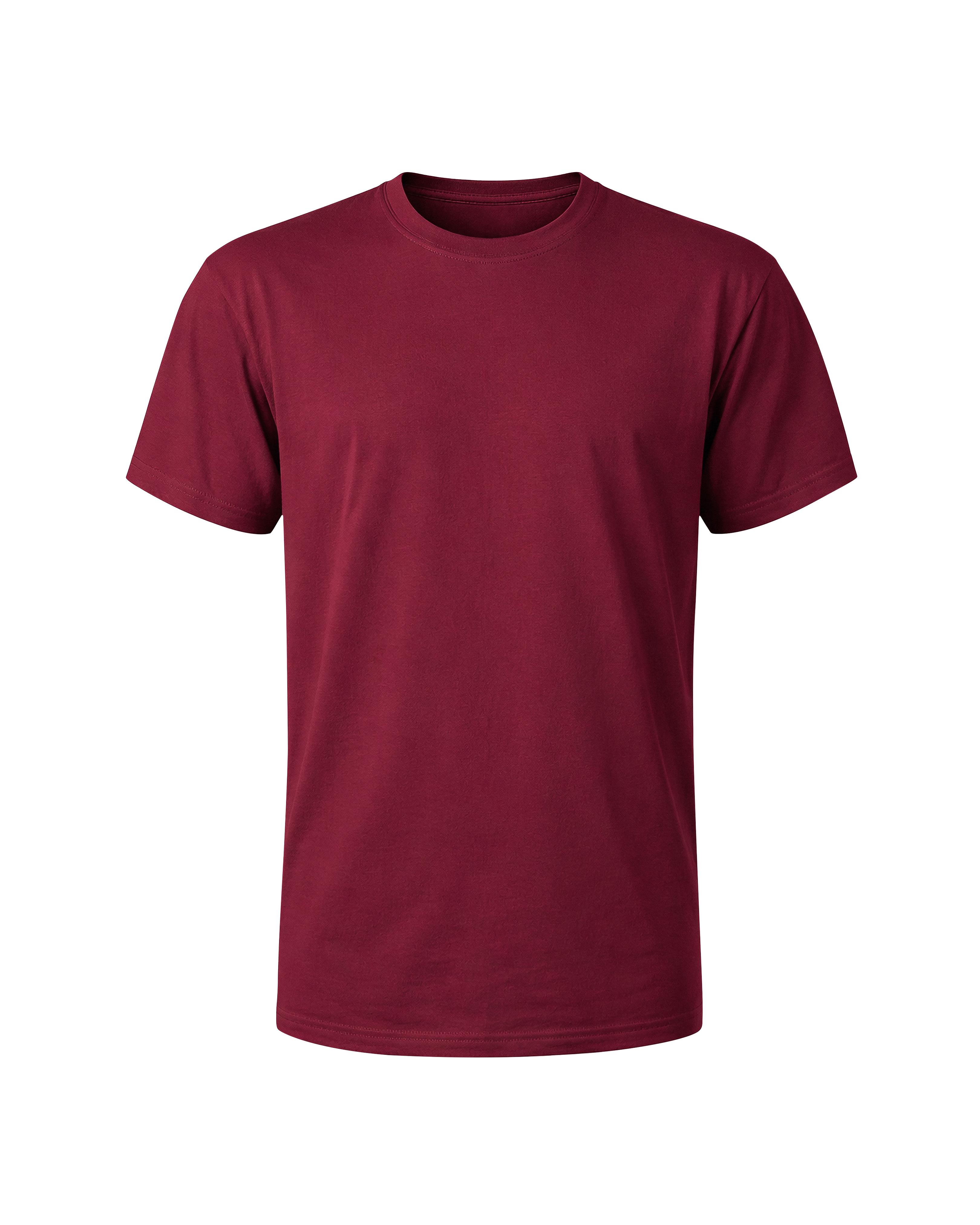 Футболка Maroon хлопок 2XL Бордовый (FYT-19.1.2XL)