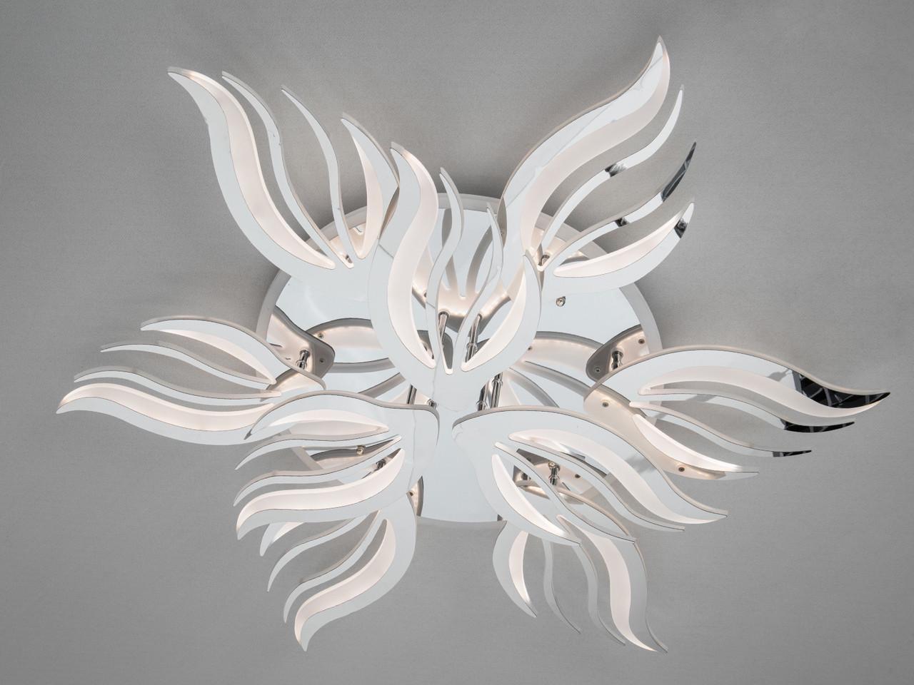 Люстра LED для вітальні Diasha 2527/6+3HR LED 3color dimmer 150 Вт з димером і пультом Хром (2909927163) Люстра LED для вітальні Diasha 2527/6+3HR LED 3color dimmer 150 Вт з димером і пультом Хром (2909927163)