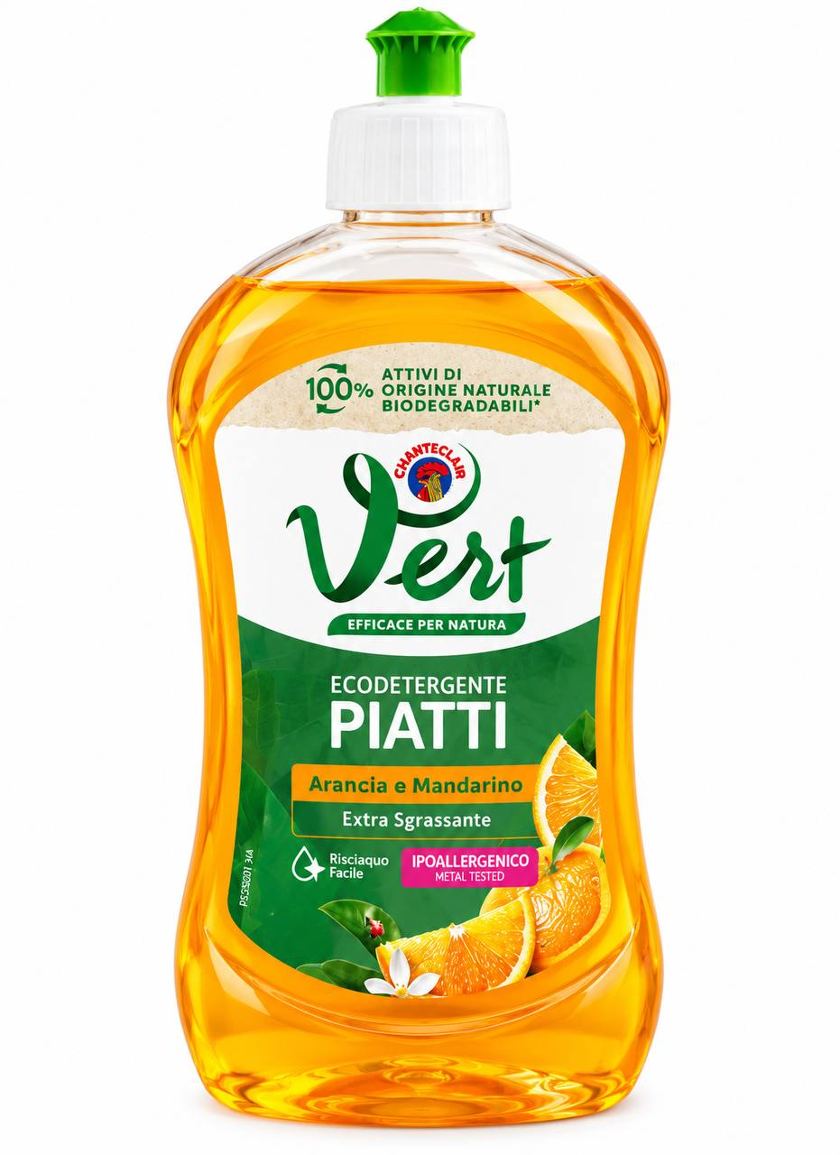 Засіб для миття посуду Chanteclair piatti Vert мандарин 500 мл (38455992)