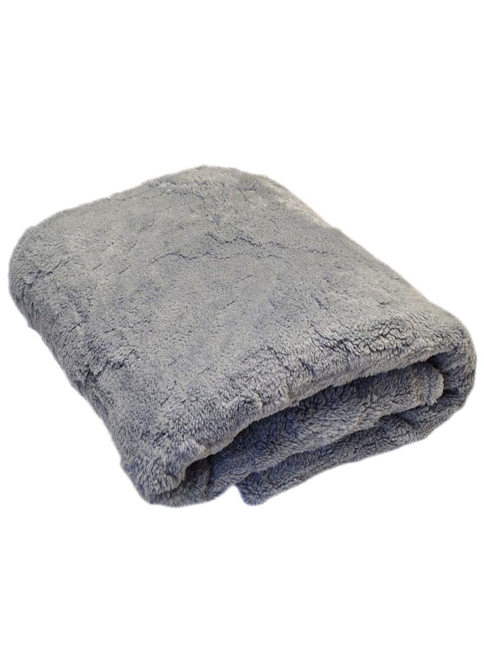 Плед флисовый Colorful Home Ступени 180x200 см Серо-голубой (1979)