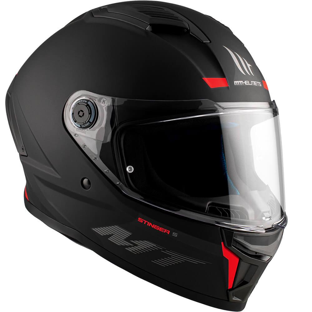 Мотошолом MT HELMETS Stinger 2 S Matt Black (34251) - фото 4