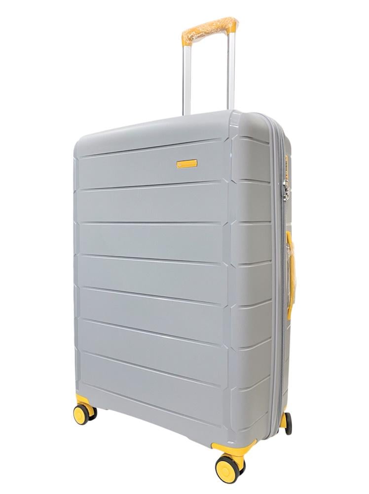 Чемодан Snowball 20303 L Серебряный (31706395)