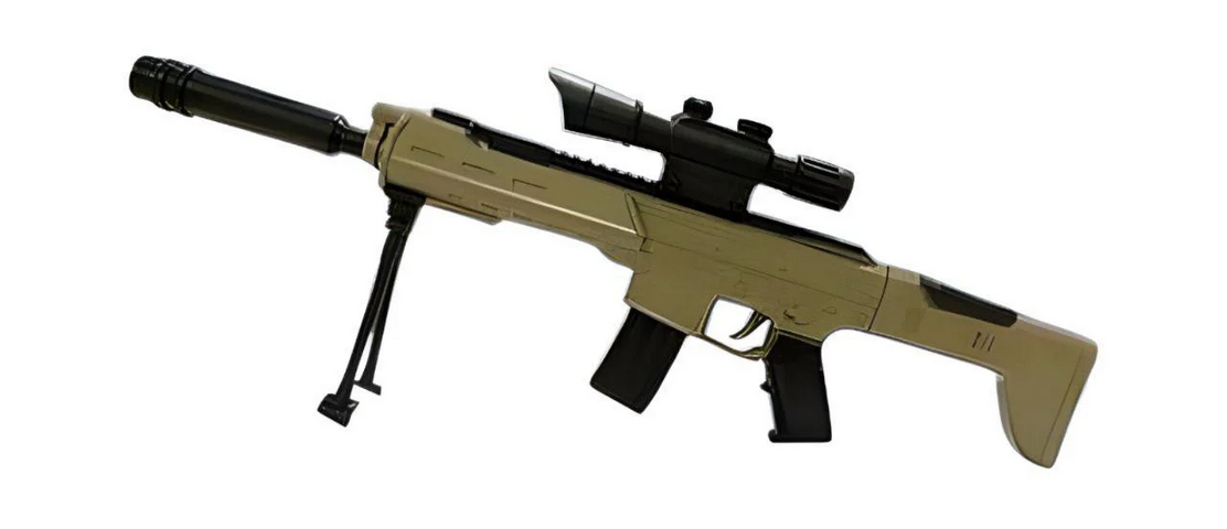 Автомат с прицелом/шариками и патронами на присосках (121910)