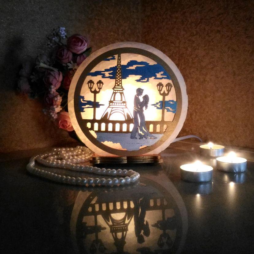 Соляной светильник Париж (C-KБ-00012-y)