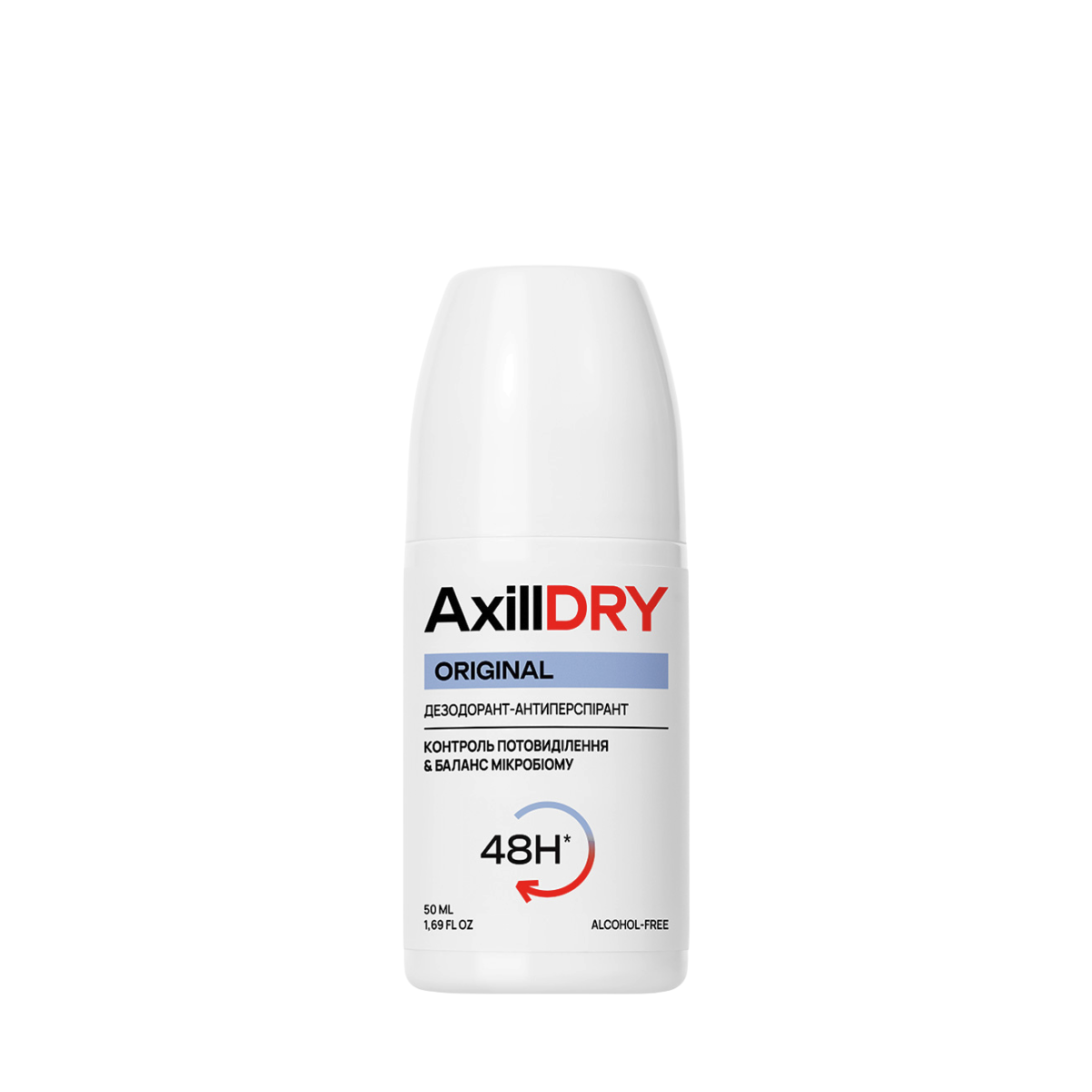 Дезодорант-антиперспирант от пота шариковый AxillDRY 48 часов 50 мл