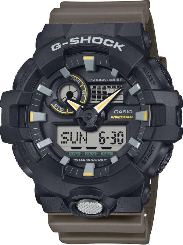 Наручний годинник чоловічий Casio GA-710TU-1A3ER (485585)