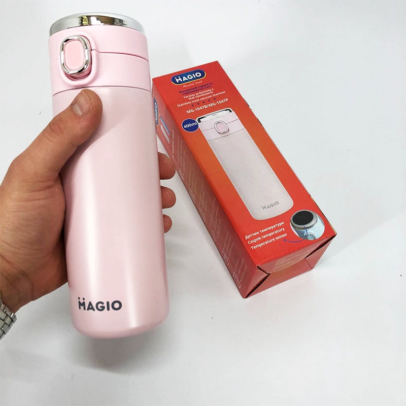 Термос Magio MG-1047P SMART вакуумний 400 мл Pink (23252105) - фото 4