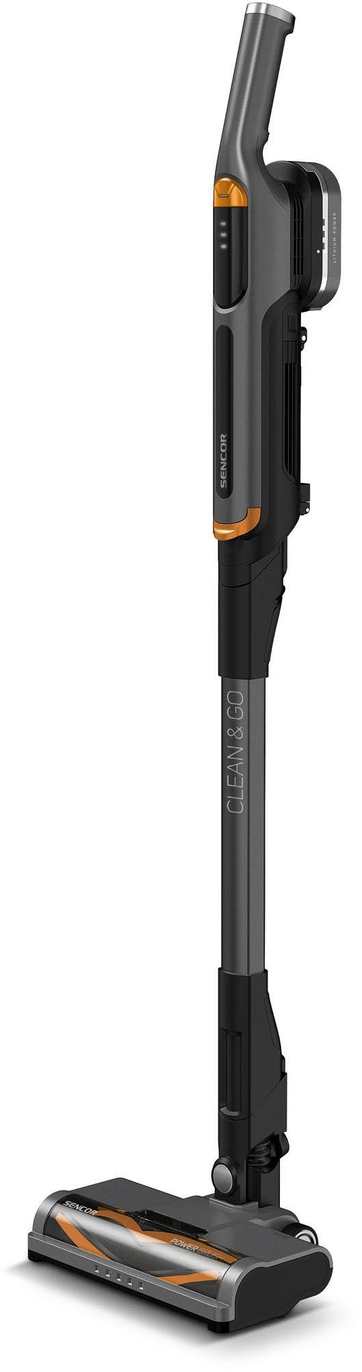 Пылесос вертикальный аккумуляторный Sencor SVC 7315TI 150 Вт Li-Ion 2200 мАч сухая уборка до 30 мин Черный (622457)
