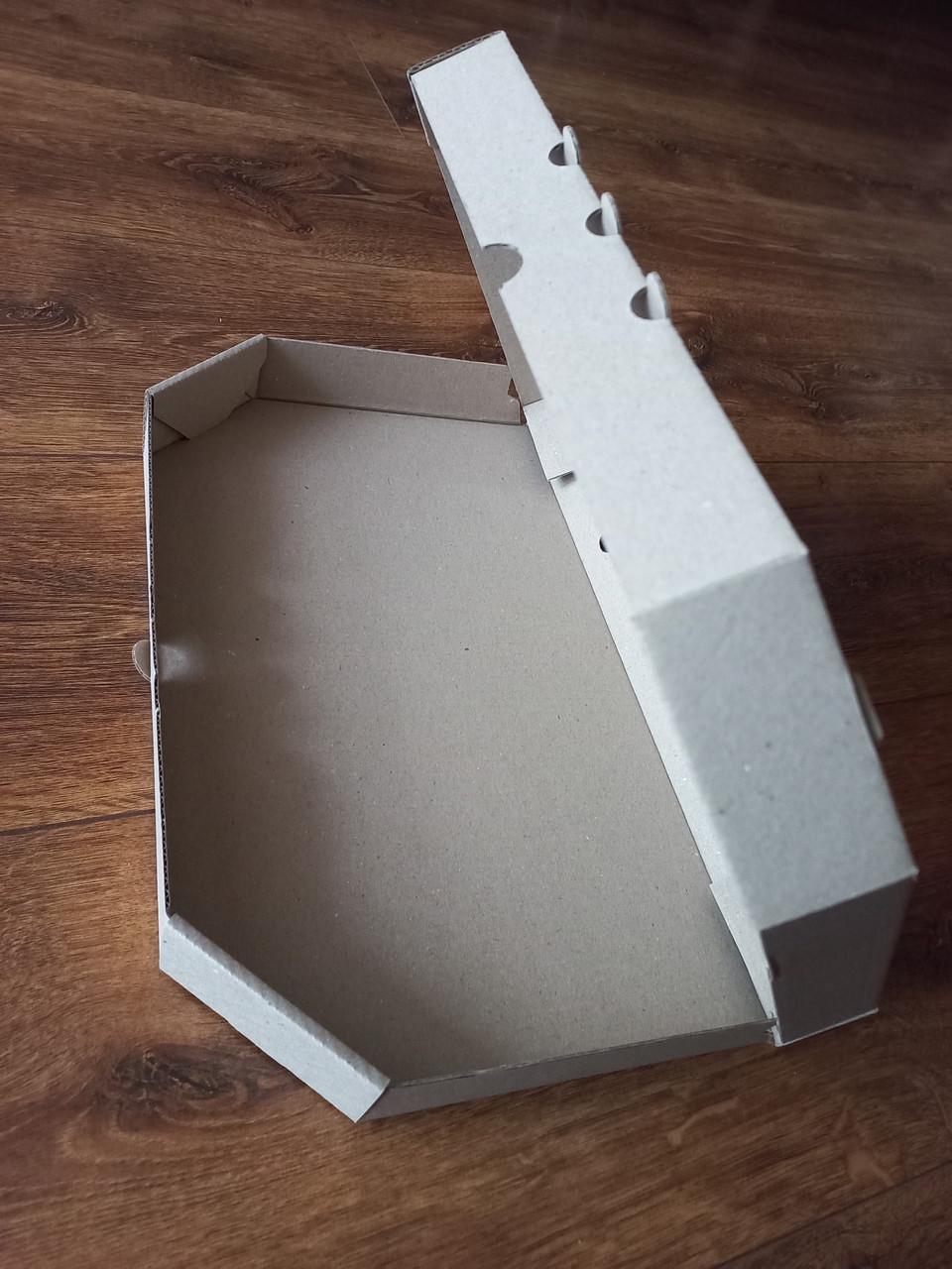 Коробка для хачапурі кальцоне пирогів чебуреків 370х220х37 мм 100 шт. (1749564045) - фото 2