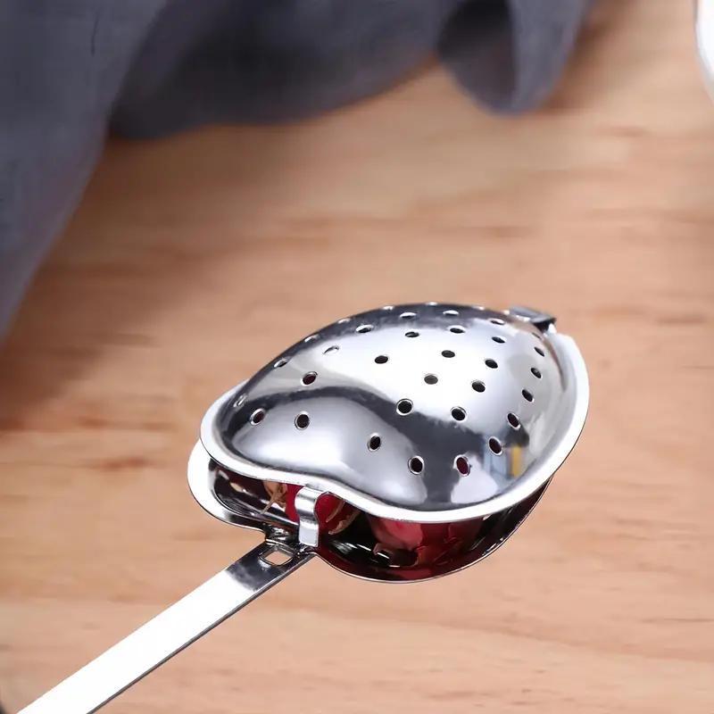 Сито-ложка для заваривания чая в форме Сердца 1 шт. Серебристый - фото 4 Сито-ложка для заваривания чая в форме Сердца 1 шт. Серебристый - фото 4