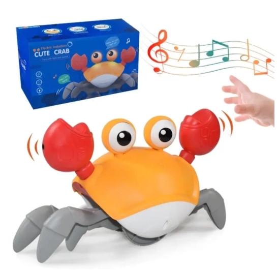 Интерактивная игрушка Краб робот со звуковыми эффектами Оранжевый (24984745) - фото 4 Интерактивная игрушка Краб робот со звуковыми эффектами Оранжевый (24984745) - фото 4